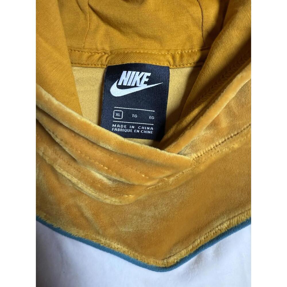 Nike Casual Top Womens Gold And White Cropped Long Sleeve XL *see Photos! - Picture 4 of 6